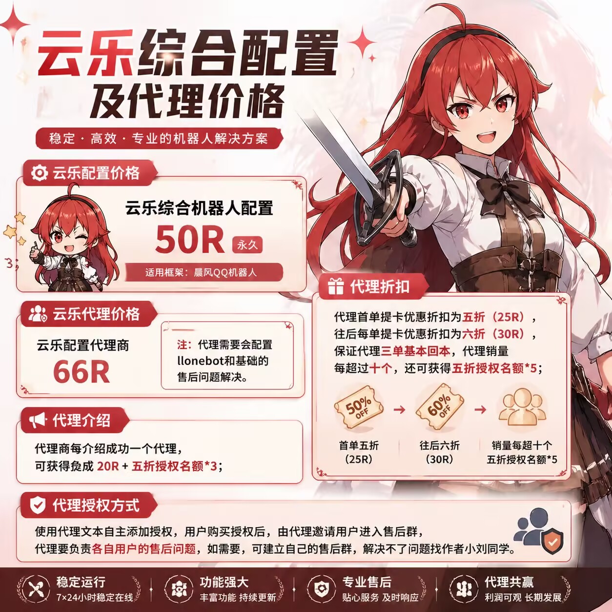 云乐综合配置与代理价格完整宣传图